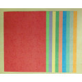A4 - 210GSM Einzelnes farbiges geprägtes Papierbuch-verbindliches Abdeckungsbrett